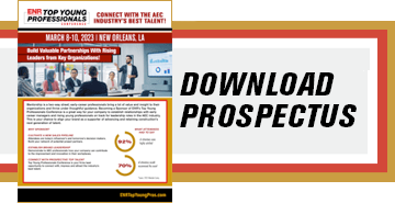 Download ENR's Top Young Professional Conference Prospectus